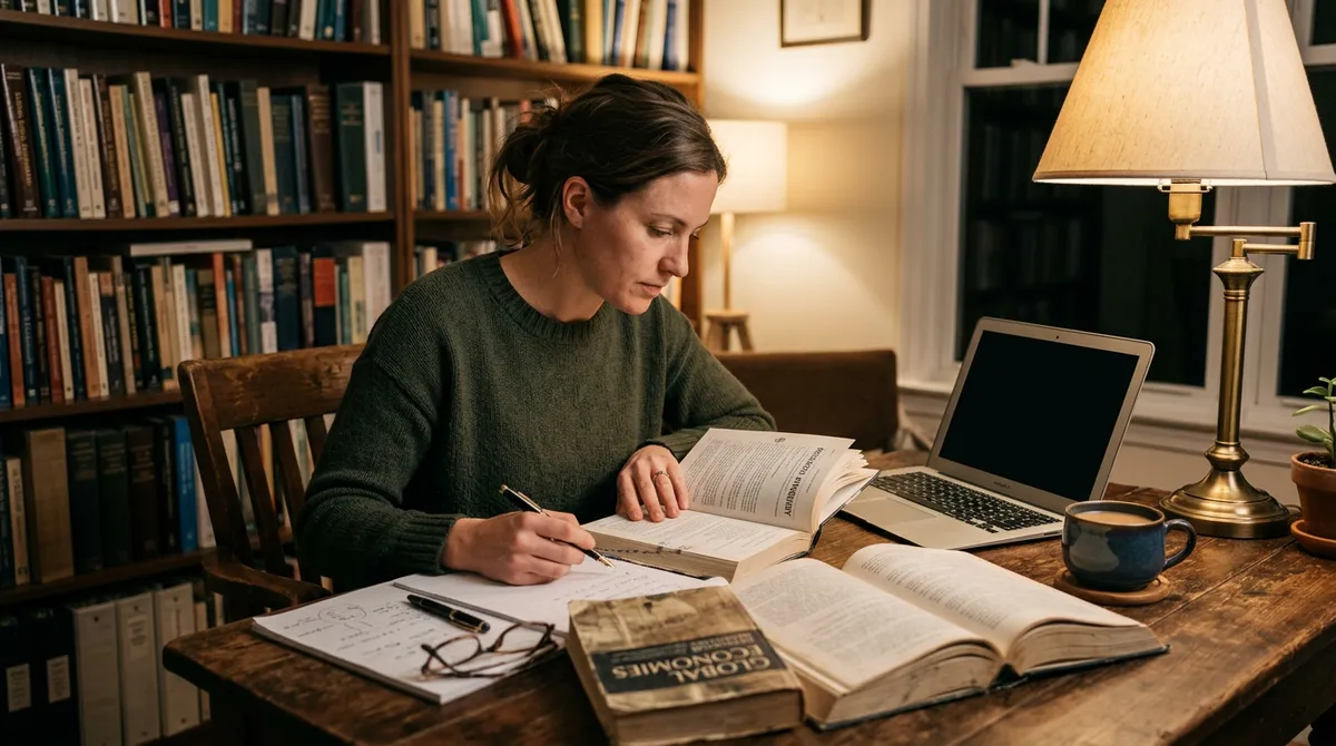 Materiały do nauki przy biurku